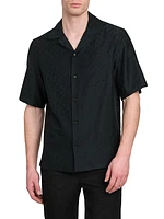 Off AO Jacquard Silk-Cotton Shirt