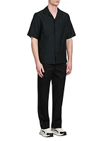 Off AO Jacquard Silk-Cotton Shirt