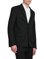 Wool Two-Button Blazer