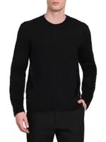 Mohair-Blend Arrow Sweater