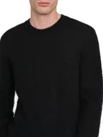 Mohair-Blend Arrow Sweater