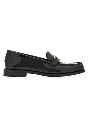 Maryan Gancini Patent Leather Loafers