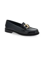 Maryan Gancini Patent Leather Loafers