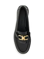 Maryan Gancini Patent Leather Loafers