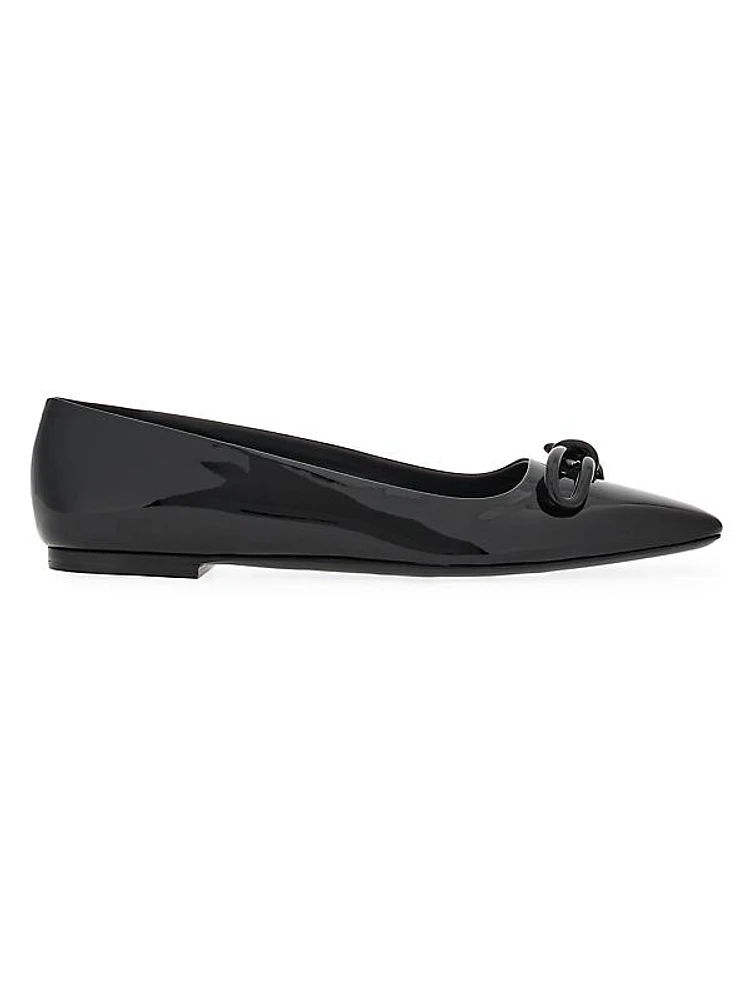 Annie Patent Leather Ballet Flats