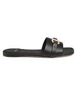 Leah Leather Slides