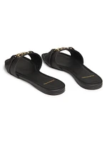 Leah Leather Slides