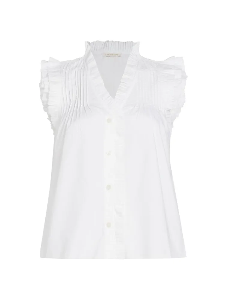 Dana Cotton Sleeveless Blouse