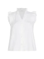 Dana Cotton Sleeveless Blouse