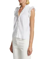 Dana Cotton Sleeveless Blouse