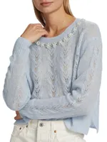 Linus Embellished Wool-Blend Sweater