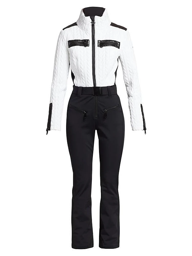 Vision Belted Padded Ski Jumpsuit