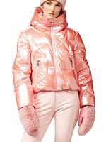 Glamstar Star-Quilted Ski Jacket