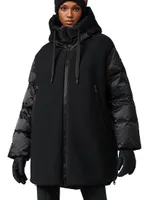 Cain Hooded Long Jacket