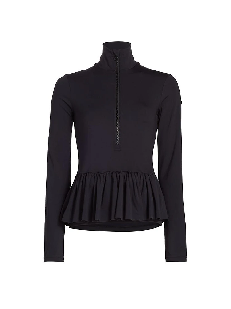 Ballet Stretch Interlock Ski Pullover Blouse