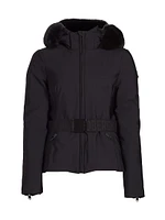 Hida Belted Hood Shell Ski Jacket