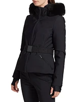 Hida Belted Hood Shell Ski Jacket