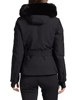 Hida Belted Hood Shell Ski Jacket