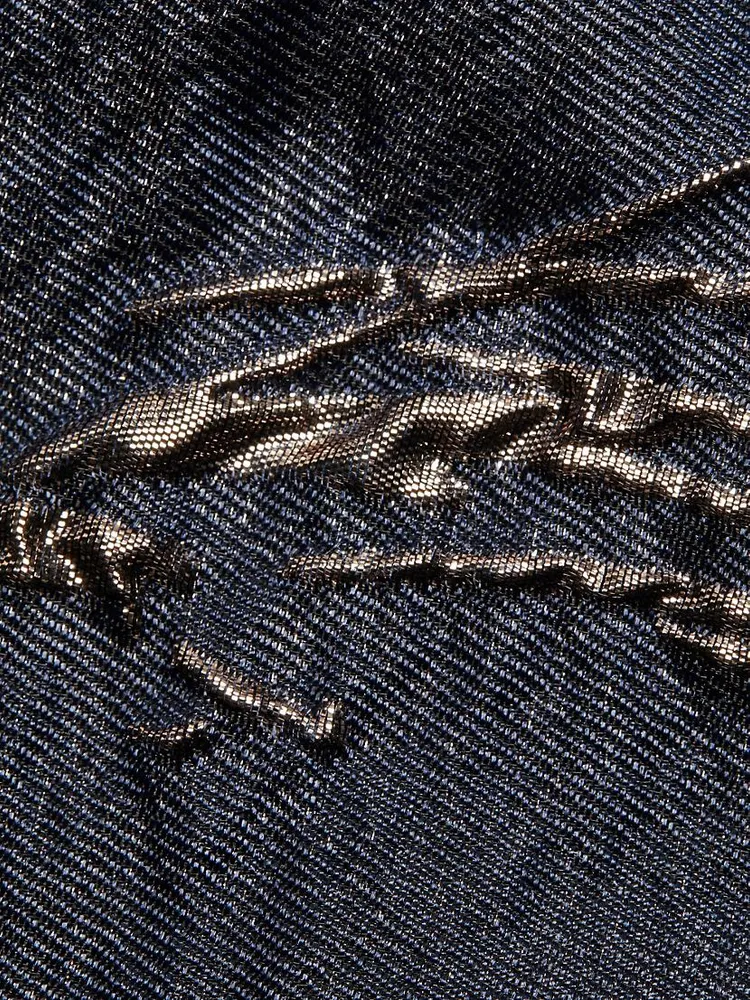 Jacquard Fluted Gown