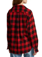 Plaid Cotton Twill Shirt