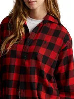 Plaid Cotton Twill Shirt