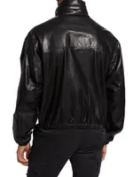 Leather Jumper Jacket