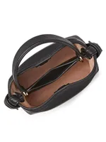 Knott Mini Pebbled Leather Top Handle Bag