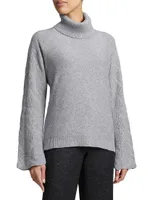 Mohair-Blend Turtleneck Sweater