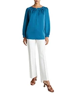 Bohme Boatneck Satin Blouse