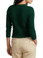 Julianna Cable-Knit Wool-Blend Sweater