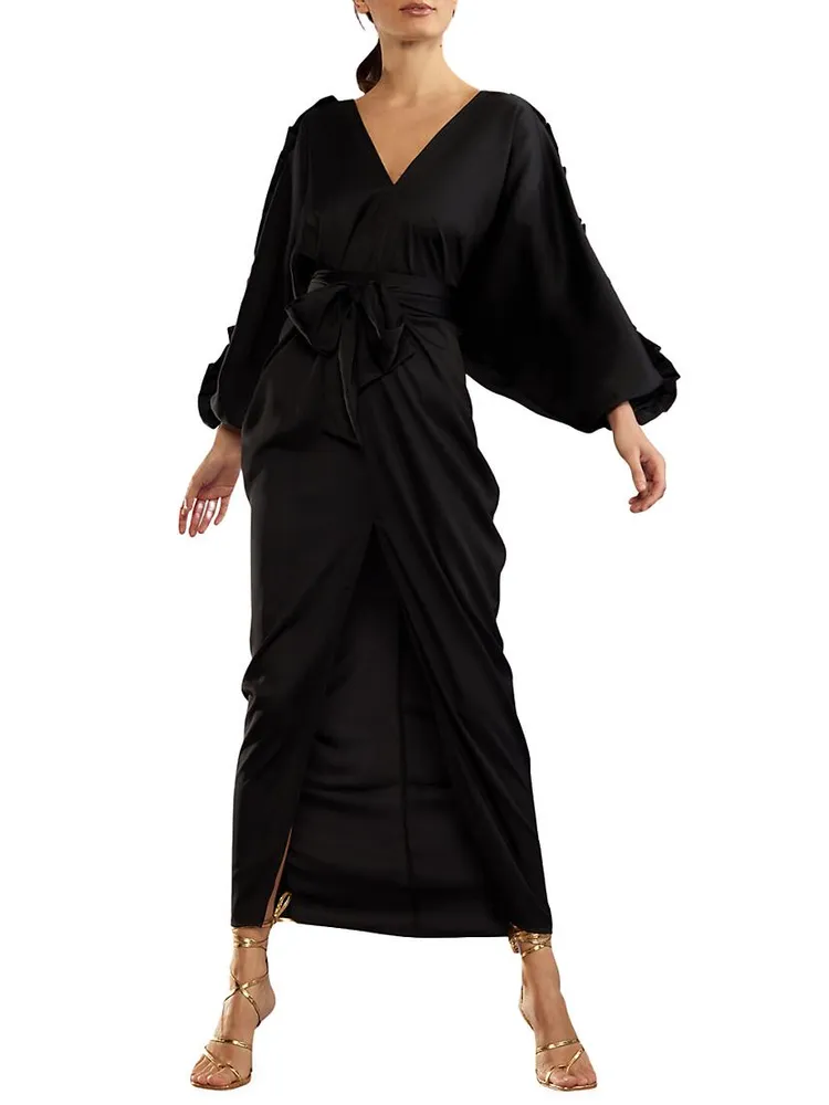 Satin Sash Caftan