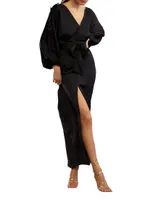 Satin Sash Caftan