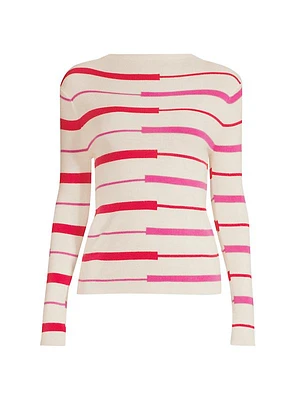 Marie Merino Wool Striped Sweater