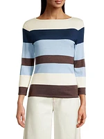 Saylor Striped Knit Top