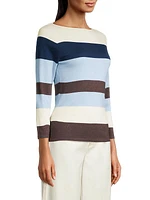 Saylor Striped Knit Top