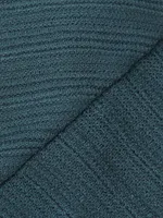 Textural Stripe Midi Dress