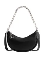 Mira Leather Chain Shoulder Bag