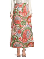 Hostess Starburst Quilted Maxi Skirt