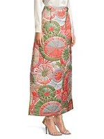 Hostess Starburst Quilted Maxi Skirt