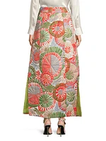 Hostess Starburst Quilted Maxi Skirt