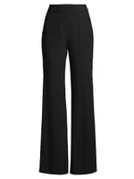 Lydia Crepe Flared Pants