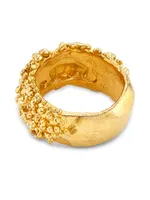 The Rocky Road 24K-Gold-Plated Ring