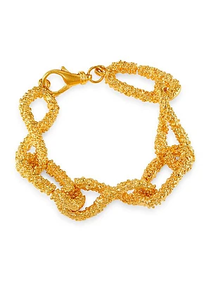 The Rocky Road 24K-Gold-Plated Bracelet