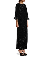 Regina Sequin Sheath Dress