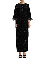 Regina Sequin Sheath Dress