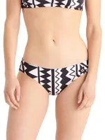 Union Geometric Low-Waist Bikini Bottom