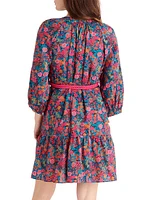 Betty Floral Cotton Minidress