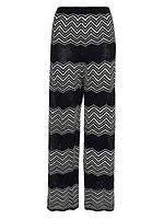 Sugar Chevron-Knit Wool-Cashmere Pants