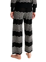 Sugar Chevron-Knit Wool-Cashmere Pants