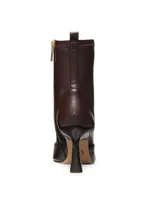 Clara Faux Leather Booties